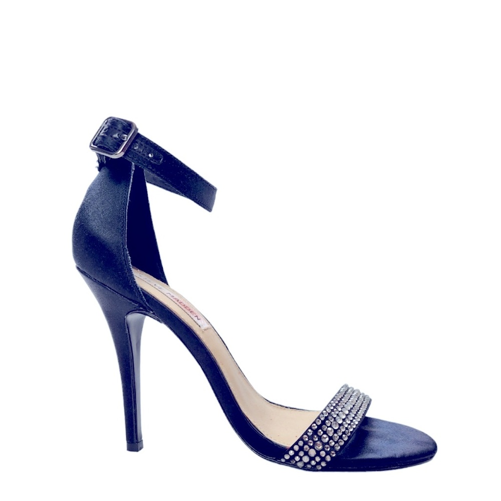 Steve Madden Realov-R Rhinestone Heeled Sandals Size 8.5